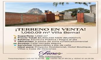 Foto de inmueble en Queretaro, Ezequiel  Montes Zona Centro, Peña DE Bernal  C.p. 76680, Col. Bernal C.P. 76680, Ezequiel Montes