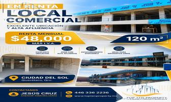 Foto de inmueble en Renta de Local 120m2 en Cd del Sol, Col. Ciudad del Sol C.P. 76116, Querétaro