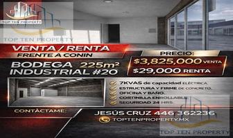 Foto de inmueble en Bodega Venta y Renta # 20 225 m2, Col. Cumbres de Conín C.P. 76246, El Marqués