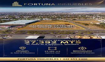 Foto de inmueble en BLVD PASEO DE LA REPUBLICA, Col. Juriquilla Santa Fe C.P. 76230, Querétaro