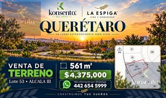 Foto de inmueble en Fraccionamiento La Espiga Alcalaiii Lote 53, Col. La Espiga C.P. 76146, Querétaro