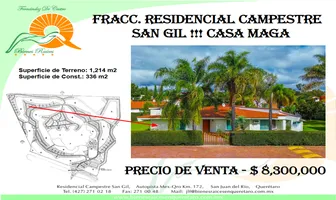 Foto de inmueble en PASEO DEL MONTE #6, Col. San Gil C.P. 76815, San Juan del Río