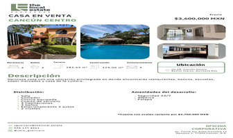 Foto de inmueble en residencial ibiza, Col. Supermanzana 18 C.P. 77505, Benito Juárez