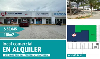 Foto de inmueble en av. coba sur #42, Col. Tulum Centro C.P. 77760, Tulum