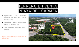 Foto de inmueble en AV. 38 ESQUINA CON AV. 125 Y AV. PAAMUL, Col. Villas del Carmen C.P. 77723, Solidaridad