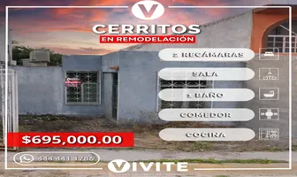Foto de inmueble en 13 de julio #202, Col. Jardines de La Unidad C.P. 79446, Cerritos