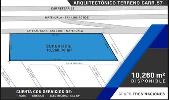 Foto de inmueble en Terreno EN Venta EN Carretera 57 A UN Costado DEL Salon Chicagos, SAN Luis Potosi, Col. San Francisco de los Pozos C.P. 78397, San Luis Potosí