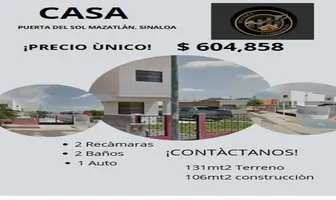 Foto de inmueble en Mar Caspio, Col. Puerta del Sol C.P. 82134, Mazatlán