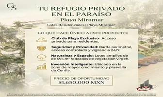 Foto de inmueble en Quintas Santuario #s/n, Col. Miramar C.P. 86754, Centla