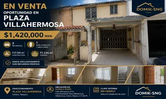 Foto de inmueble en Calle Macuspana #43-D, Col. Plaza Villahermosa C.P. 86179, Centro