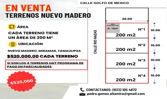 Foto de inmueble en Calle Rio Nazas #0, Col. Nuevo Madero C.P. 89604, Altamira
