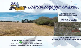 Foto de inmueble en Angel Solana #1, Col. San Luis Apizaquito C.P. 90401, Apizaco
