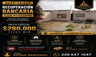Foto de inmueble en SAN ADRIAN #S/N, Col. Colinas de Santa Fe C.P. 91808, Veracruz