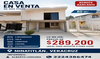 Foto de inmueble en Rio Parana #13, Col. Jardines de Tlalcualeya C.P. 96729, Minatitlán