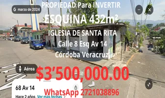 Foto de inmueble en CALLE 8 esquina AV 14 #Sn, Col. México C.P. 94520, Córdoba