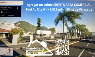 Foto de inmueble en Prolongación Ote 6  #963, Col. Rafael Alvarado C.P. 94340, Orizaba