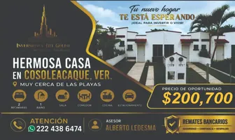 Foto de inmueble en Sin nombre de calle, Col. Residencial las Olas C.P. 96343, Cosoleacaque