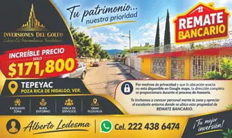 Foto de inmueble en MANZANA VI LOTE 19, Col. Tepeyac C.P. 93250, Poza Rica de Hidalgo