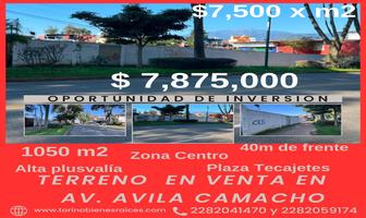 Foto de inmueble en Terreno en Venta o Renta en Avila Camacho en Xalapa, Ver., Col. Xalapa Enríquez Centro C.P. 91000, Xalapa