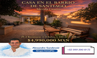 Foto de inmueble en CENTRO BARRIO SANTIAGO, Col. Merida Centro C.P. 97000, Mérida