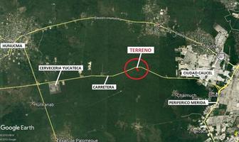 Foto de inmueble en Terreno de 3.13 Hectáreas a pie de Carretera Mérida - Hunucmá, Antes de la Cervecería, Col. Sol Caucel C.P. 97314, Mérida