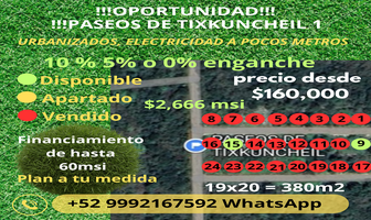 Foto de inmueble en calle 15, Col. Tixkuncheil C.P. 97452, Baca