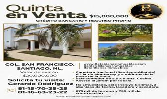 Foto de inmueble en Comunidad San Francisco, 67312 Santiago, N.L., Col. San Francisco C.P. 67312, Santiago