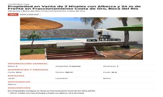 Foto de inmueble en PARGO COSTA DE ORO #123, Col. Costa de Oro C.P. 94299, Boca del Río