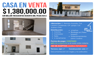 Foto de inmueble en Ramón Aranda, Col. Lázaro Cárdenas C.P. 32150, Juárez