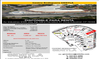 Foto de inmueble en Av Industrias, Col. Zona Industrial C.P. 78395, San Luis Potosí