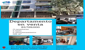 Foto de inmueble en Av. presidentes #80, Col. Portales Norte C.P. 03303, Benito Juárez