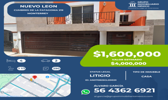 Foto de inmueble en Cumbres de La Patagonia 219, Cumbres Elite 4to. Sector, 64349 Monterrey, N.L. #219, Col. Cumbres Elite 3er Sector C.P. 64349, Monterrey