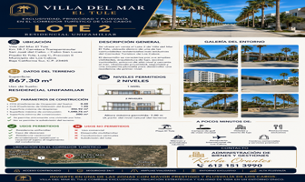 Foto de inmueble en Villa del Mar, Tourist Corridor, 23457 Cabo San Lucas, B.C.S. #Lote 2, Col. El Tule C.P. 23405, Los Cabos