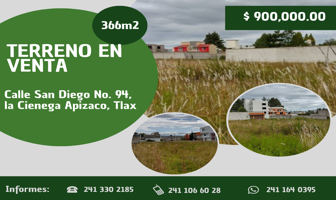 Foto de inmueble en La Ciénega, Cdad. de Apizaco, Tlax. #s/n, Col. La Ciénega C.P. 90347, Apizaco