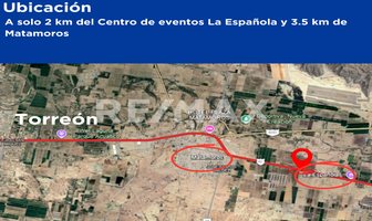 Foto de inmueble en Carretera Matamoros - Saltillo "Ejido José María Morelos", Col. Benavides (Morelos Uno) C.P. 27466, Matamoros