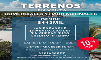 Foto de inmueble en carretera tulum - coba manuel antonio ay, Carr. Tulum - Cancún, 77795 Cobá, Q.R., Col. Manuel Antonio Ay C.P. 77795, Tulum