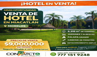 Foto de inmueble en Miacatlán, Mor., Col. El Rodeo C.P. 62605, Miacatlán