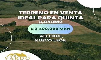 Foto de inmueble en Centro, Col. Ciudad Allende C.P. 67350, Allende