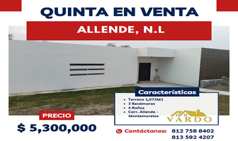 Foto de inmueble en Centro, Col. Ciudad Allende C.P. 67350, Allende