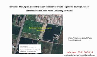 Foto de inmueble en Tlajomulco de Zúñiga, Jal. #Avenida 8 de JulioInt. Avenida Jesús Michel, Col. San Sebastián El Grande C.P. 45650, Tlajomulco de Zúñiga
