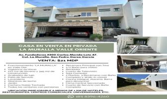 Foto de inmueble en Carlos Mérida 47, La Muralla, 66278 San Pedro Garza García, N.L. #47, Col. Real Del Valle C.P. 66278, San Pedro Garza García