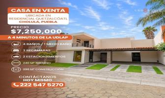 Foto de inmueble en Residencial Quetzalcóatl, Quetzalcoatl, 72776 San Pedro Cholula, Pue., Col. Quetzalcoatl C.P. 72776, San Pedro Cholula
