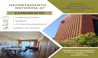 Foto de inmueble en Av. P.º de la Reforma 27, Guerrero, Cuauhtémoc, 06030 Ciudad de México, CDMX #27, Col. Tabacalera C.P. 06030, Cuauhtémoc