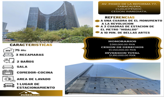 Foto de inmueble en Av. P.º de la Reforma 77, Tlatelolco, Cuauhtémoc, 06030 Ciudad de México, CDMX #77, Col. Tabacalera C.P. 06030, Cuauhtémoc