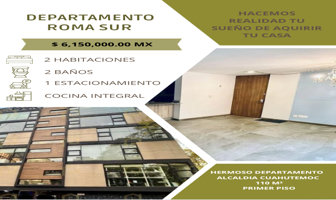 Foto de inmueble en C. Bajío 320, Roma Sur, Cuauhtémoc, 06760 Ciudad de México, CDMX #320, Col. Roma Sur C.P. 06760, Cuauhtémoc