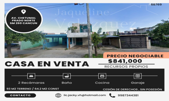 Foto de inmueble en Av. Chetumal 01, Fraccionamiento Prado Norte, 77519 Cancún, Q.R. #01, Col. Tierra Nuestra Cancún C.P. 77519, Benito Juárez