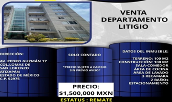 Foto de inmueble en Calle Pedro Guzmán 17, Lomas de San Lorenzo, 52975 Cdad. López Mateos, Méx. #17, Col. Rincón de la Montaña C.P. 52975, Atizapán de Zaragoza