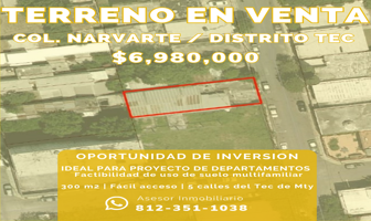 Foto de inmueble en Narvarte, Monterrey, N.L. #s/n, Col. Narvarte C.P. 64830, Monterrey