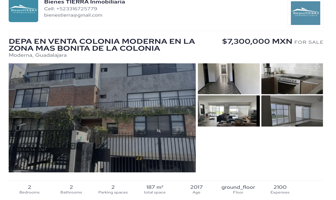 Foto de inmueble en C. Francia 1747, Moderna, 44190 Guadalajara, Jal. #1747, Col. Moderna C.P. 44190, Guadalajara