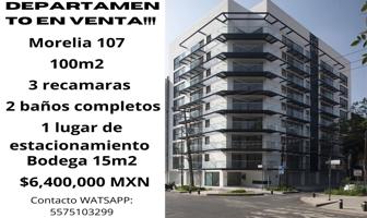 Foto de inmueble en C. Morelia 107, Roma Nte., Cuauhtémoc, 06700 Ciudad de México, CDMX #107, Col. Roma Norte C.P. 06700, Cuauhtémoc